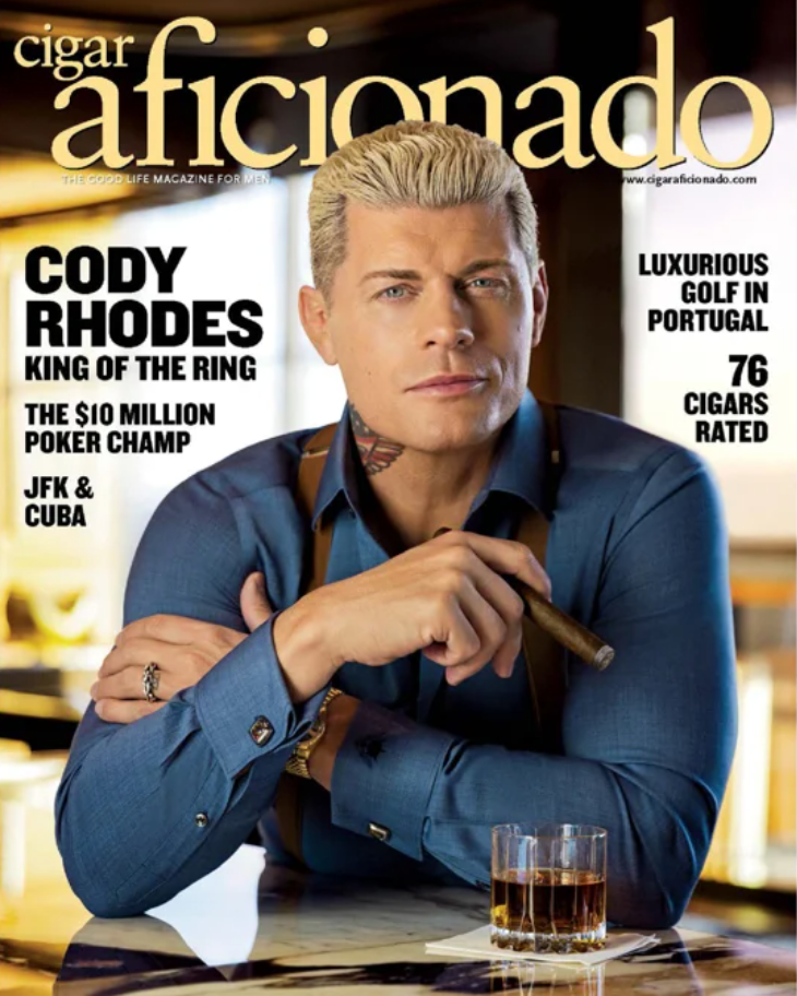 Andre Garcia Harris Tweed Featured Press Article, Cigar Aficionado 2026
