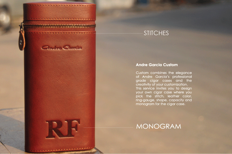 Andre Garcia custom cigar cases