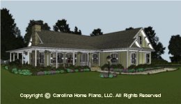MS-2138-AC Midsize Downsizing House 
Plan