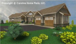 CRFT-2953 House Plan with Basement