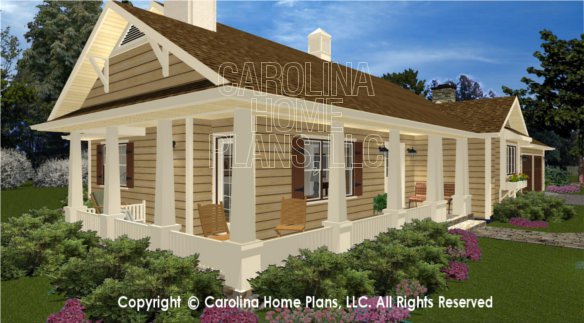 BS-1084-1660 3D Front Porch