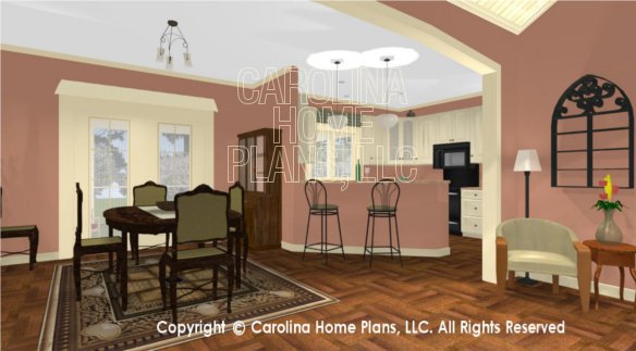 BS-1266-1574 3D Dining Room to Kitchen