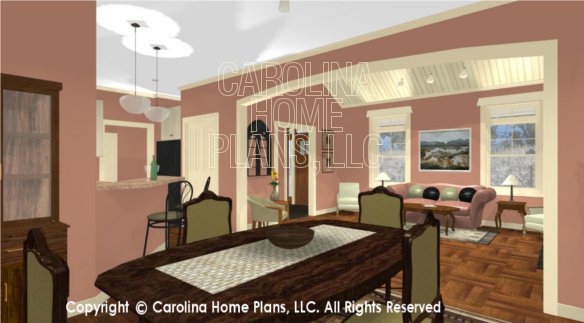 BS-1266-1574 3D Dining Room to Living Room
