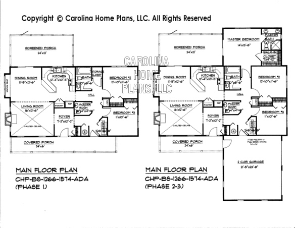 BS-1266-1574 Main Floor Plan
