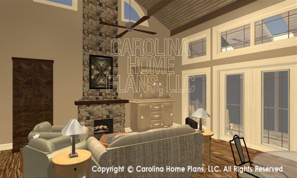 BS-1275-1595 3D Great Room Fireplace