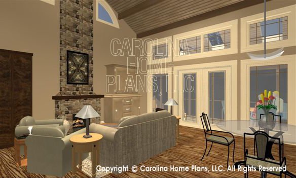 BS-1275-1595 3D Great Room to Screened Porch