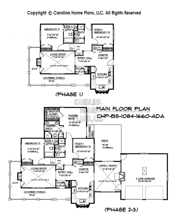 BS-1084-1660 Main Floor Plan