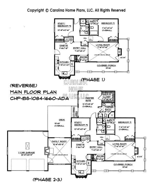 BS-1084-1660 Reverse Main Floor Plan