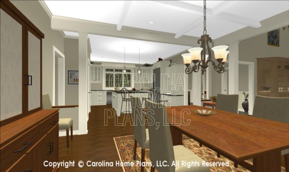 BS-1477-2715 3D Dining to Kitchen