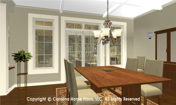 BS-1477-2715 3D Dining to screened porch
