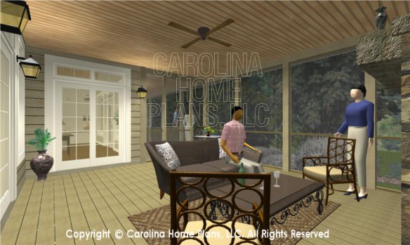 BS-1477-2715 3D Screened Porch to Great Room