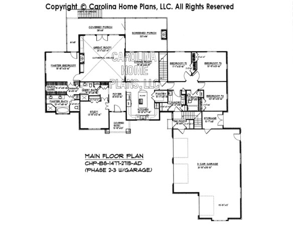 BS-1477-2715 Main Floor Plan (Phase 2-3)