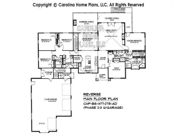 BS-1477-2715 Reverse Floor Plan (Phase 2-3)