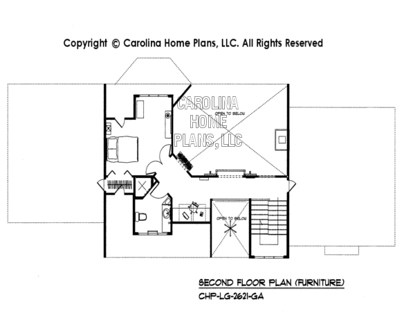 BS-1613-2621-AD Furnished 2nd Floor Plan