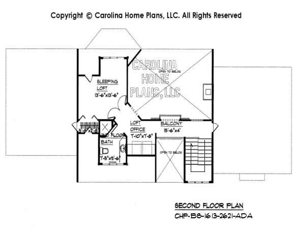 BS-1613-2621 2nd Floor Plan