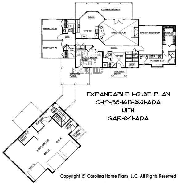 House and Garage layout