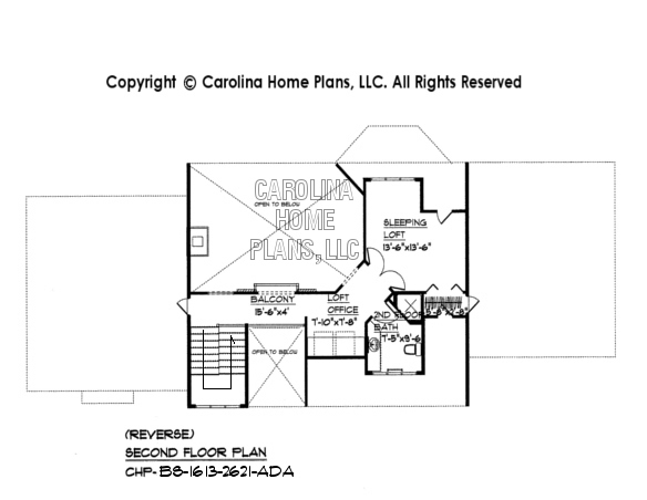 BS-1613-2621 2nd Floor Plan - reverse