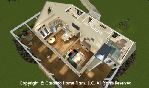 SG-980 Split Bedroom House Plan
