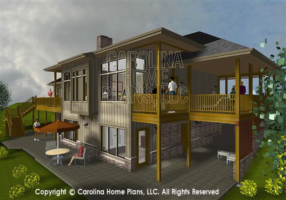 CR-2880 Back Right Porch View