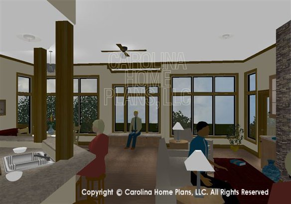 CR-2880 Great Room Toward Windows