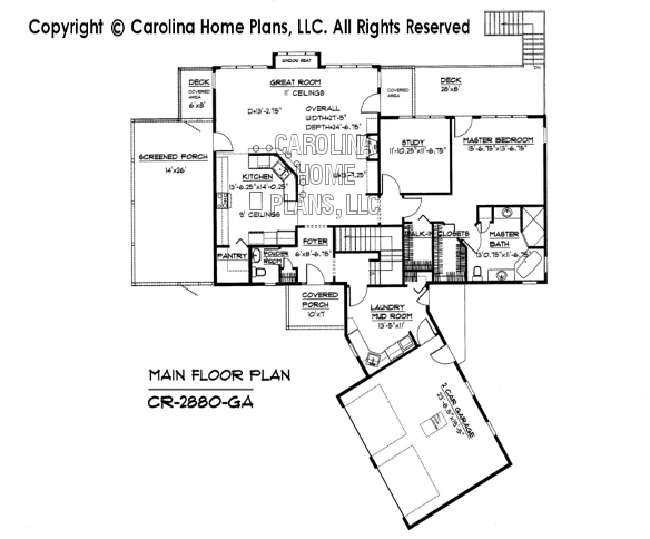CR-2880 Main Floor Plan