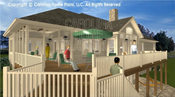 CR-3191 3D COVERED PORCH