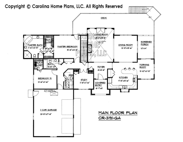CR-3191 Main Floor Plan
