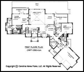 CRFT-2953 First Floor Plan