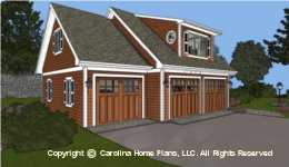 GAR-841 Low 
Cost Garage-Apartment Plan