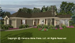 SG-1248 Small Country Ranch House Plan