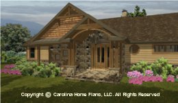 SG-1596 Split Bedroom Plan