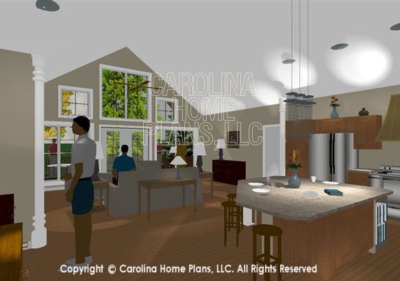 GAR-1430 Kitchen and Living Room