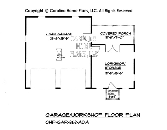 GAR-262 Garage/Workshop Plan