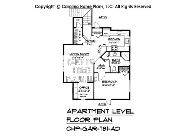 BS-1477-2715 Apartment Floor Plan