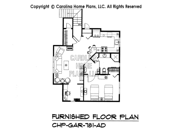 LG-2715-GA Furnished Apartment Floor Plan