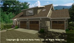 GAR-781 House Plan with Garage