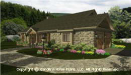 MS-2102-AC House Plan with Garage