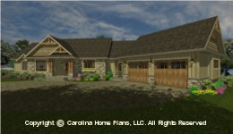 MS-2379 House Plan with Garage