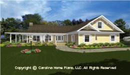 MS-2390 House Plan with Garage