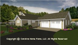 SG-1159 House Plan with Garage