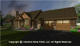 SG-1332 House plan with Garage