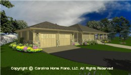 SG-1677 House plan with Garage