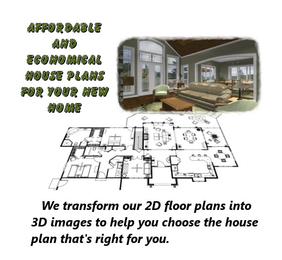 Home House Plans 3d Logo