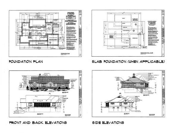 House plan sample drawings 1