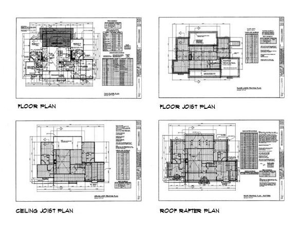 House plan sample drawings 2