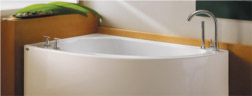 House plan product corner tub