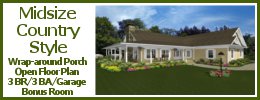 MS-2390 Midsize Country Style House Plan