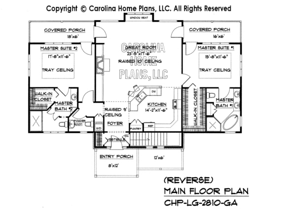LG-2810 Reverse Main Floor Plan
