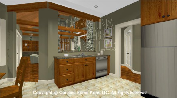 LG-2621 3D Kitchen To Great Room