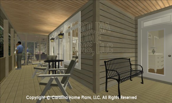 LG-2715 3D Covered Porch to Screened Porch
